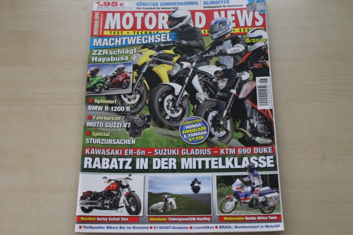 Deckblatt Motorrad News (06/2012)